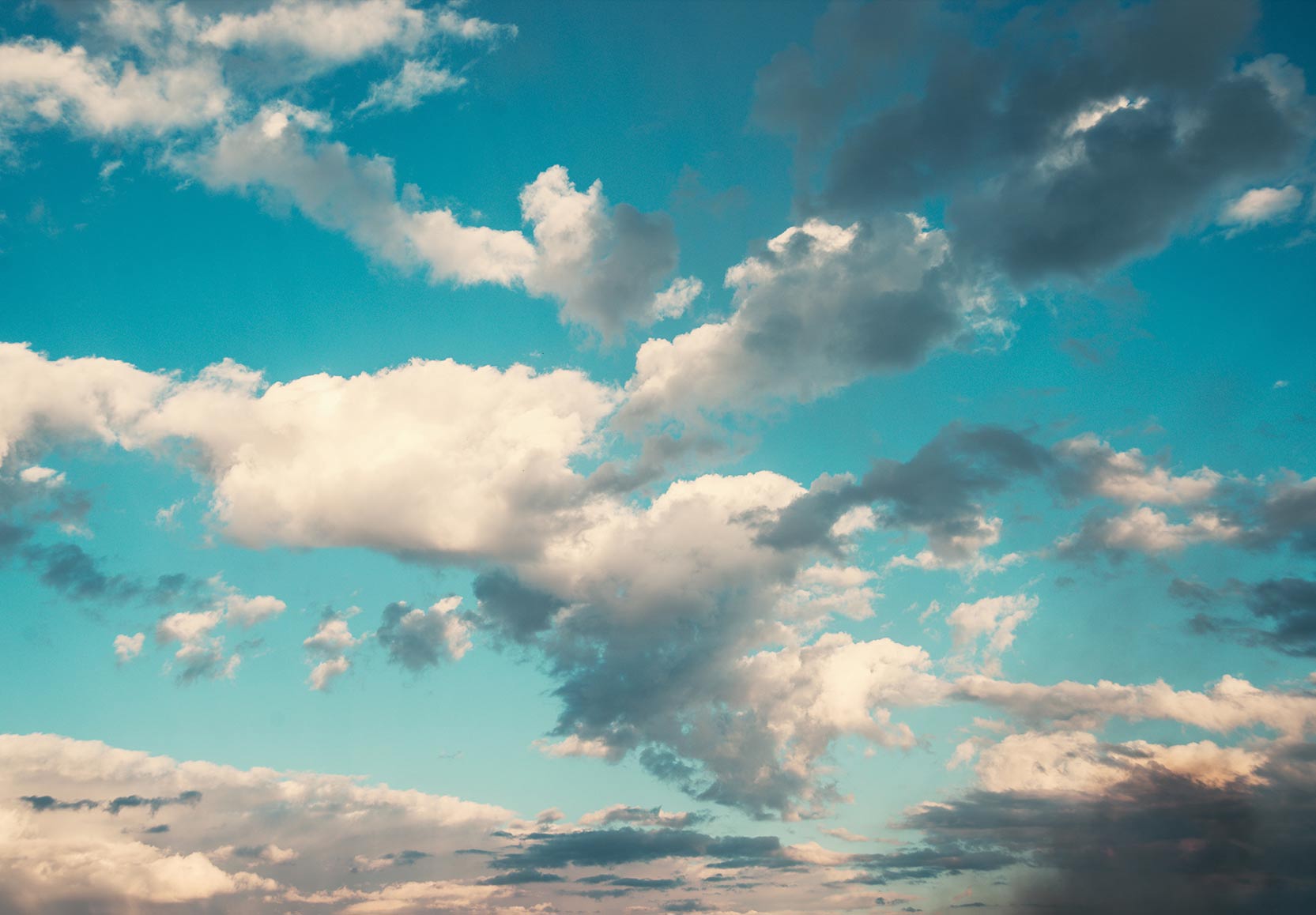 Blue Sky and Clouds Graphic